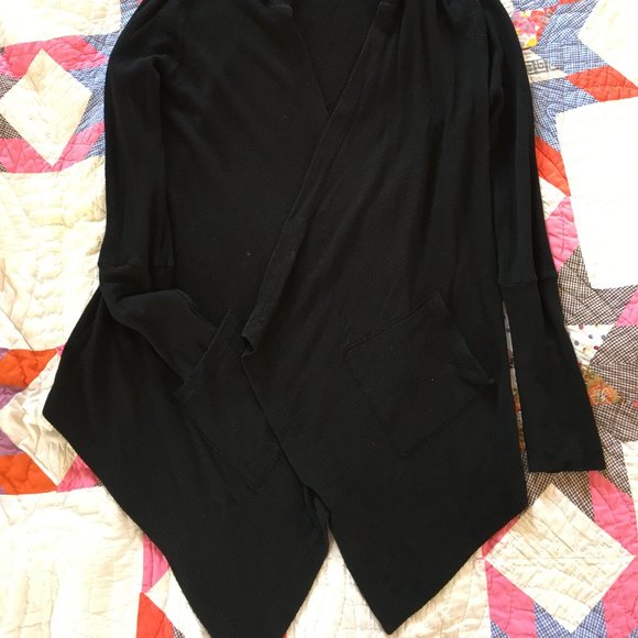 Splendid, hooded, open front cardigan - Picture 2 of 5
